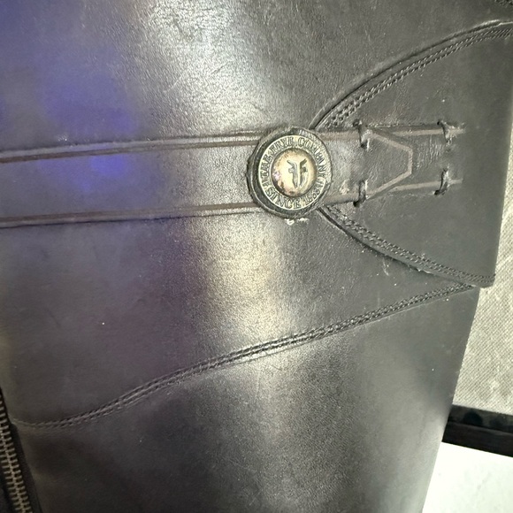 Frye Molly Button Tall Riding Boots - Picture 2 of 5